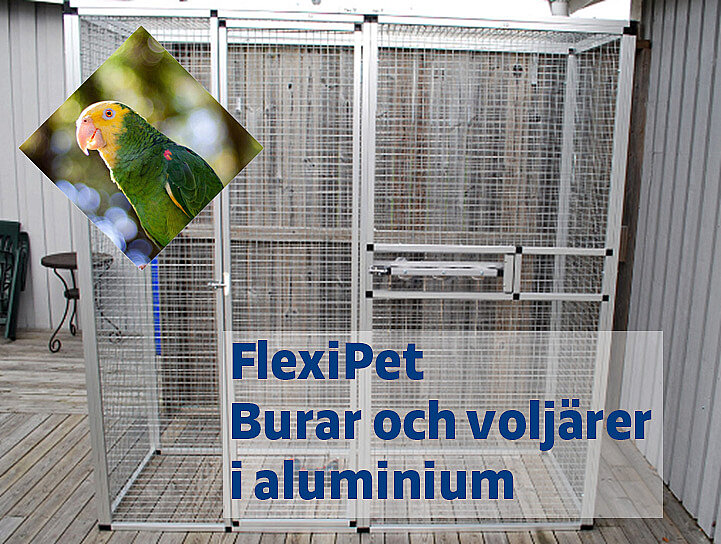 Burar och voljärer i aluminium – hållbara lösningar med djuren i fokus ...